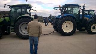 DEUTZ FAHR K110 vs NEW HOLLAND T6050 [upl. by Finlay]