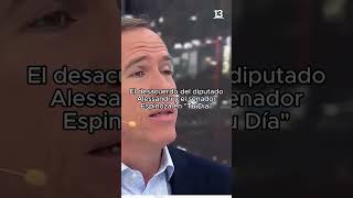 El desacuerdo del diputado Alessandri y el senador Espinoza  Tu Día [upl. by Ayikal893]