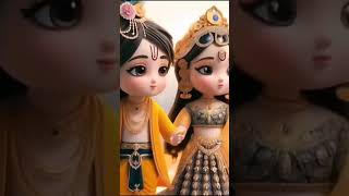 rab sa jab maga bas tujhe magaCute 🌹❤️ baby Radha Krishna 🥰😚 best coupal ❤️ in the world sorts [upl. by Uhthna]