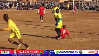 WARD 58 COMMUNITY GAMES 2024 AMANINJA VS WARD 58 [upl. by Atekan]