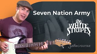 Seven Nation Army by The White Stripes  Guitar Lesson [upl. by Ettelorahc]