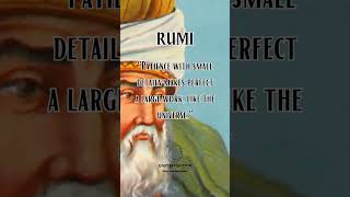 Rumi Inspiration Rumi motivationalquotes quotes unlockingdreams Spiritual Mind Soul Love [upl. by Attehcram818]