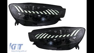 Headlights suitable for Audi A6 4G conversion from Xenon to LED by kitt [upl. by Elda]