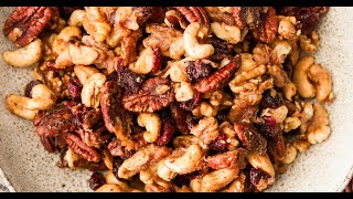 Holiday Cinnamon Spiced Nuts [upl. by Annayi]