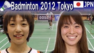 Badminton 打田しづか UNISYS vs 今別府香里 Panasonic 20121227 [upl. by Rees712]