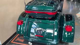 2024 HarleyDavidson Tri Glide in TwoTone Alpine Green and Vivid BlackFLHTCUTG [upl. by Airotna858]