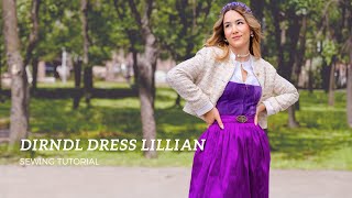 DIRNDL LILLIAN NEW 2024 pattern amp tutorial  THISISKACHI DIY [upl. by Yelhs]