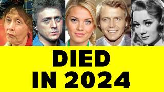 30 BRITISH ACTORS WHO DIED IN 2024 [upl. by Petrine]