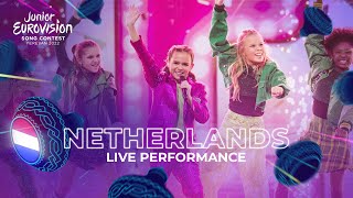 Luna  La Festa  LIVE  Netherlands 🇳🇱 Junior Eurovision 2022 [upl. by Assener]