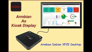 Membuat Kiosk Display Dari Armbian Debian STB B860H  Armbian As Kiosk Display [upl. by Eimirej]