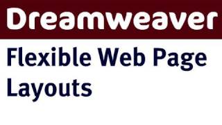 Flexible Web Page Layout in Dreamweaver [upl. by Nottus412]