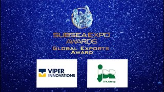 SUBSEA EXPO AWARDS 2024  Global Exports Award [upl. by Harlamert]