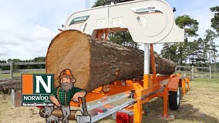 Das mobile NorwoodBandsägewerk LumberMan MN26 – das vielseitigste HobbySägewerk auf dem Markt [upl. by Dahaf834]