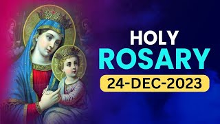 Holy Rosary 🙏🏻 Sunday 🙏🏻 December 24 2023 🙏🏻Glorious Mysteries of the Holy Rosary 🙏🏻 English Rosary [upl. by Adnala]