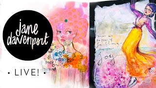 Draw with Watercolour  Artvent Live Jane Davenport [upl. by Slen904]