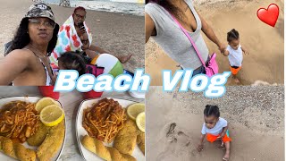 BeachVlogg🏖️ Damari First Time At The Beach  How Did It Go [upl. by Naj]