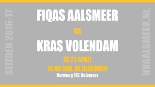 FIQASAalsmeer KRASVolendam [upl. by Bortman]