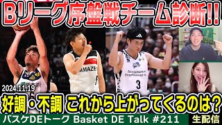 【生配信】Bリーグシーズンの14を消化！序盤戦の好調チーム・不調チームは？【バスケDEトーク211】 [upl. by True]