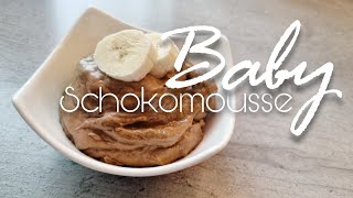 Baby Schokomousse  BLW  Beikost Start  Vegan  Bio [upl. by Carlita872]