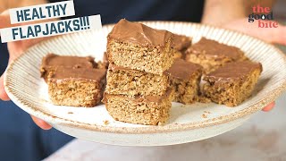 HOW TO MAKE THE BEST HEALTHY BUT STILL DELICIOUS FLAPJACKS [upl. by Ynaffet]