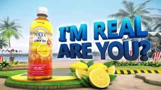 POKKA Ice Lemon Tea 2015  Im Real Are You [upl. by Hanid]