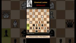 Lasker brilliancy chess emanuellasker brilliancy [upl. by Larry868]