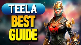 TEELA GOREMANE  RAIDS MOST BUFFED CHAMPION Guide amp Build [upl. by Eceela]