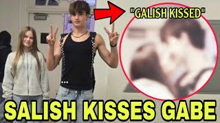 Salish Matter CAUGHT KISSING Gabe On The Lips 😱💔 Video Proof [upl. by Yug]