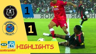 Orlando Pirates Vs Supersport United  MTN8 Quarter Final  Highlights [upl. by Cia]