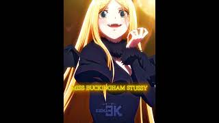 4K Renner Theiere Chardelon Ryle Vaiself x Miss Buckingham Stussy  anime overlord onepiece [upl. by Aitak927]