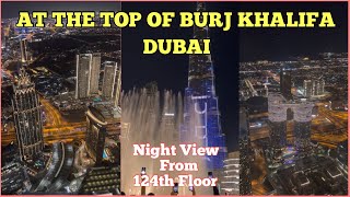 At the Top of Burj Khalifa Dubai  163 Floors  World’s Tallest Building in Dubai [upl. by Aryamoy262]