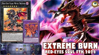 BURN DECK EXTREME DUEL 2024 LP 🔥 New Banlist Update w RedEyes Soul FTK YuGiOh MASTER DUEL [upl. by Aelaza]