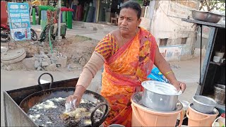 Punugulu  Hyderabad Street Food  Evening Snacks  Punugula Bandi  Indian Street Food [upl. by Arej]