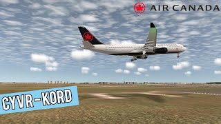 RFS 165 LIVE STREAM Vancouver YVR to Chicago ORD  Air Canada A330300 [upl. by Nekcarb]