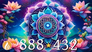 Quantum Manifestation 432 Hz ⭐ 888 Hz High Vibrational Frequency for Abundance [upl. by Yate]