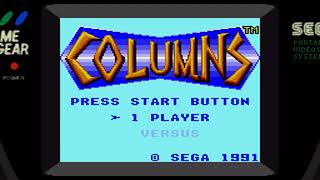 Game Gear  Columns Intro [upl. by Erena49]