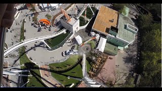 Oblivion Gardaland 2015 First Row GoPro Hero 3 [upl. by Ahsoj]