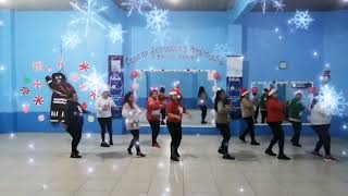 FELIZ NAVIDAD DANCE SPORT Choreography [upl. by Duwad]