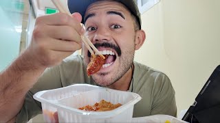 ASMR but I struggle to eat in my tiny apartment in Korea [upl. by Anirrehs503]