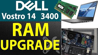 How to Upgrade RAM on DELL Vostro 14 3000 Series Model 3400  Easy StepbyStep Guide [upl. by Maro960]