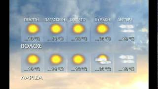 Vergina tv 5 Day Forecast [upl. by Rehpotsyrk]