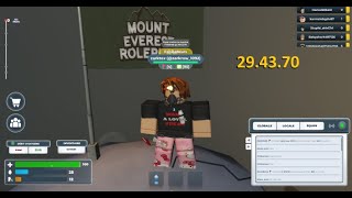 3rd world record Mount Everest Climbing Roleplay  294370 [upl. by Leavelle959]