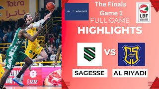 Al Riyadi vs Sagesse Full Game Highlights LBL Finals Game 1 20232024 [upl. by Faden570]