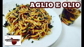 How to Make Linguine Aglio E Olio From Chef  Kitchen Instruments [upl. by Atnicaj]