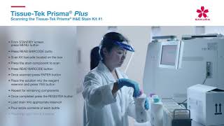 Tissue Tek Prisma Plus Scanning Tissue Tek Prisma HampE Stain Kit 1 [upl. by Uv]