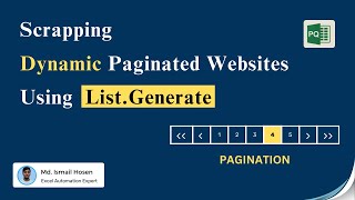 Scrap paginated website dynamically using ListGenerate M function [upl. by Atnahs]