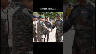 🇮🇳 army major general entry 😱☠️🪖 armylover indianarmy mejor ips shorts commando tag [upl. by Omsare]