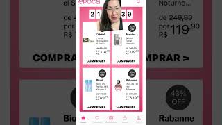 Melhores promoções de hoje Beleza na Web e Época Cosméticos blackfriday [upl. by Criswell]