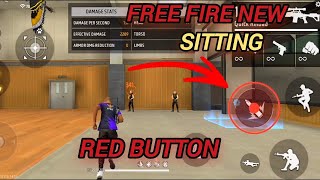 How to make red button 🎯 free fire new sitting headshot [upl. by Othello]