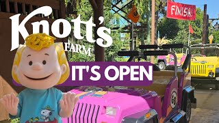 Knotts Berry Farm  Ride Update  Camp Snoopy Rides [upl. by Novit]